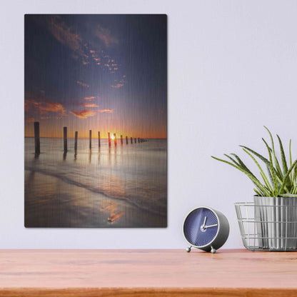 Luxe Metal Art 'Moana' by Everlook Photography, Metal Wall Art,12x16