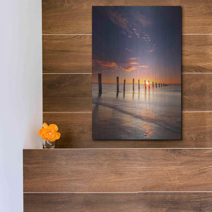 Luxe Metal Art 'Moana' by Everlook Photography, Metal Wall Art,12x16