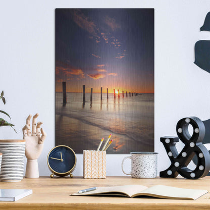 Luxe Metal Art 'Moana' by Everlook Photography, Metal Wall Art,12x16