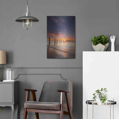 Luxe Metal Art 'Moana' by Everlook Photography, Metal Wall Art,16x24