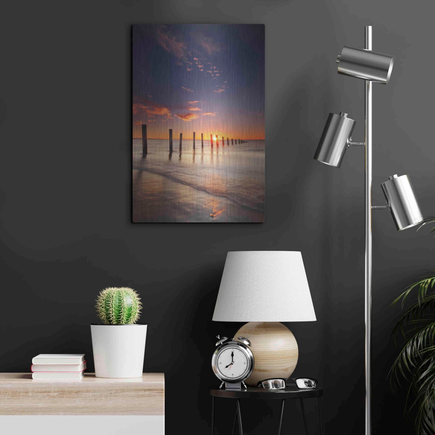 Luxe Metal Art 'Moana' by Everlook Photography, Metal Wall Art,16x24