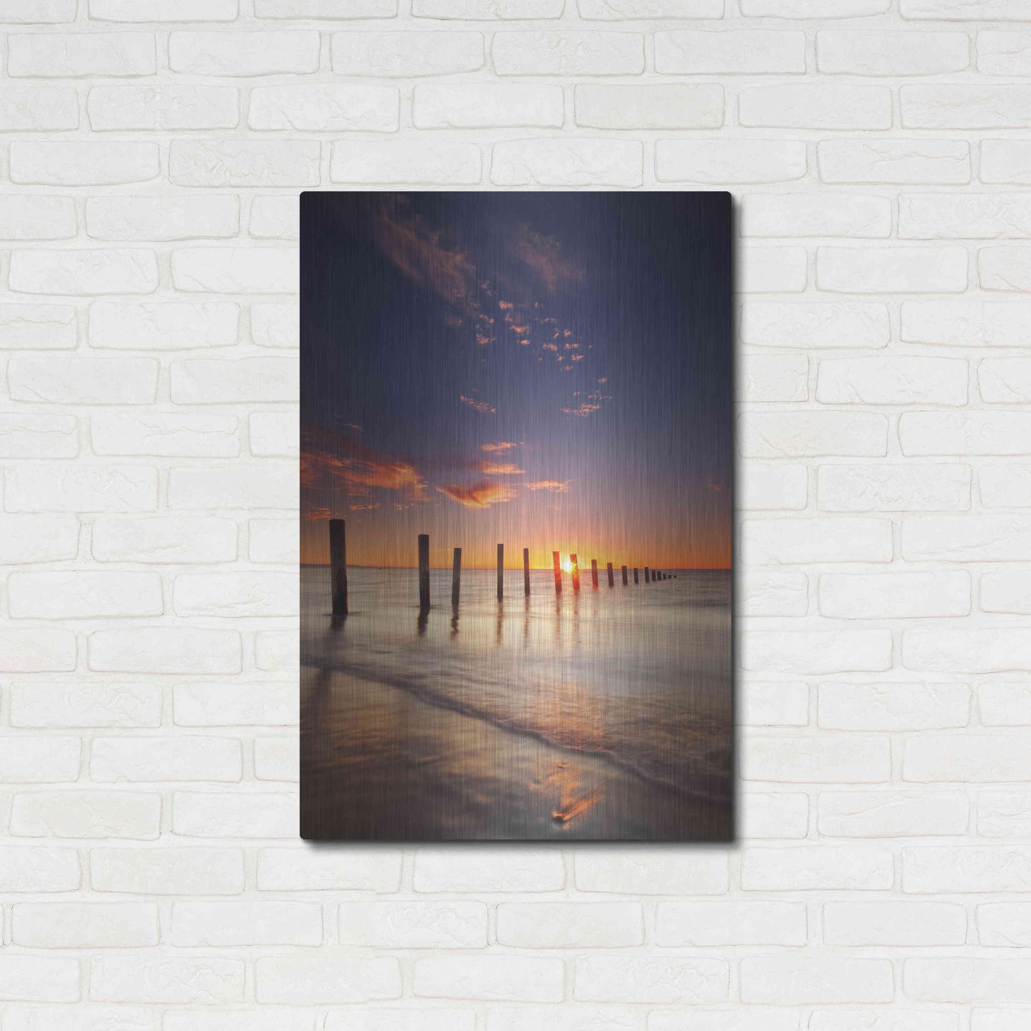 Luxe Metal Art 'Moana' by Everlook Photography, Metal Wall Art,24x36