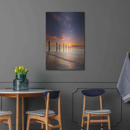 Luxe Metal Art 'Moana' by Everlook Photography, Metal Wall Art,24x36