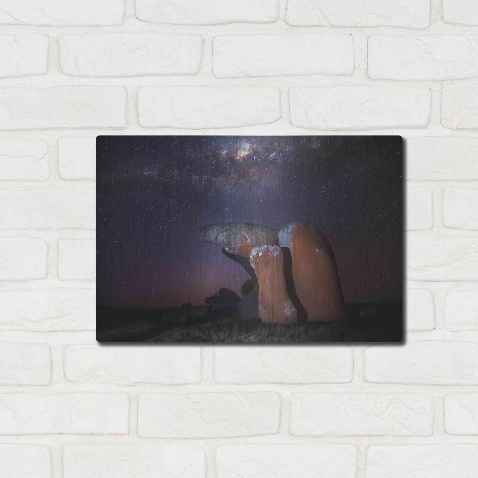 Luxe Metal Art 'Murphys Haystacks' by Everlook Photography, Metal Wall Art,16x12