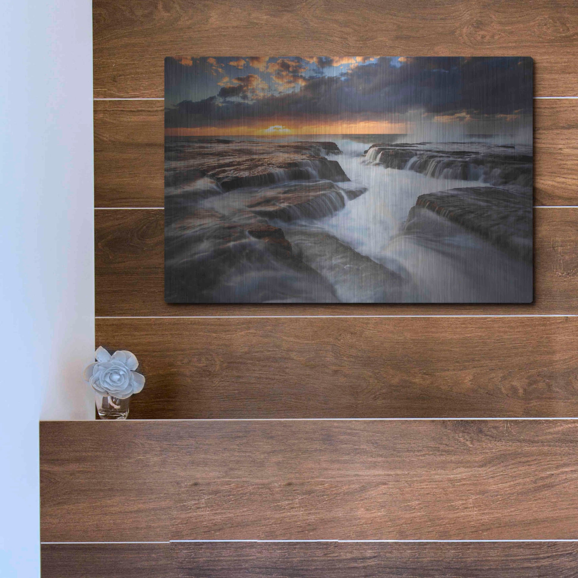 Luxe Metal Art 'Narrabeen' by Everlook Photography, Metal Wall Art,16x12