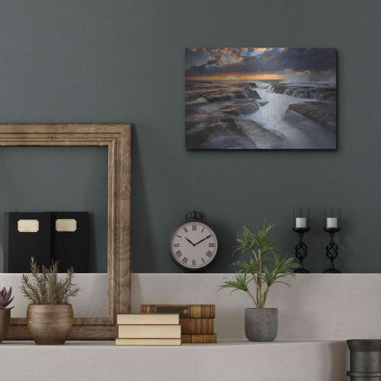 Luxe Metal Art 'Narrabeen' by Everlook Photography, Metal Wall Art,16x12