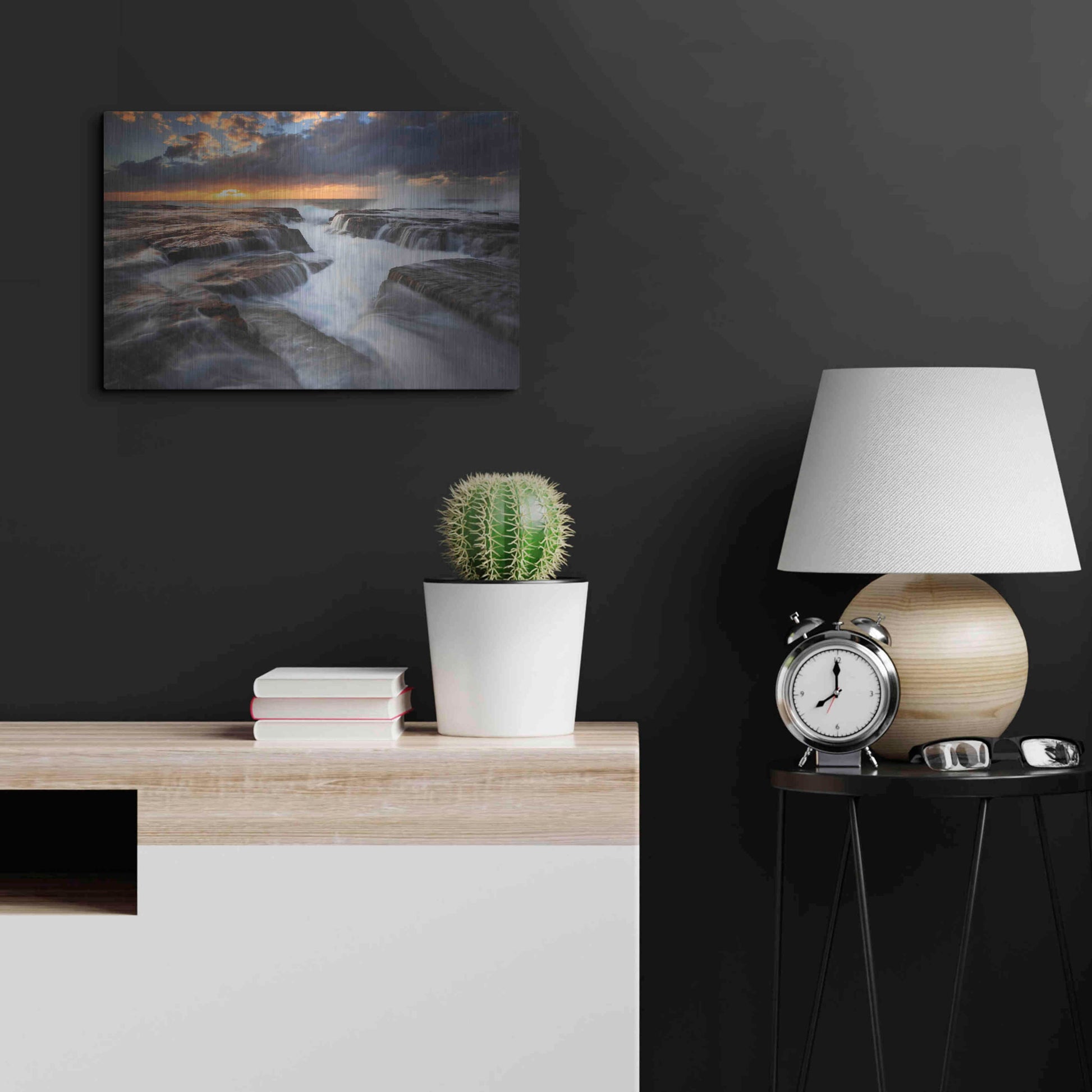 Luxe Metal Art 'Narrabeen' by Everlook Photography, Metal Wall Art,24x16