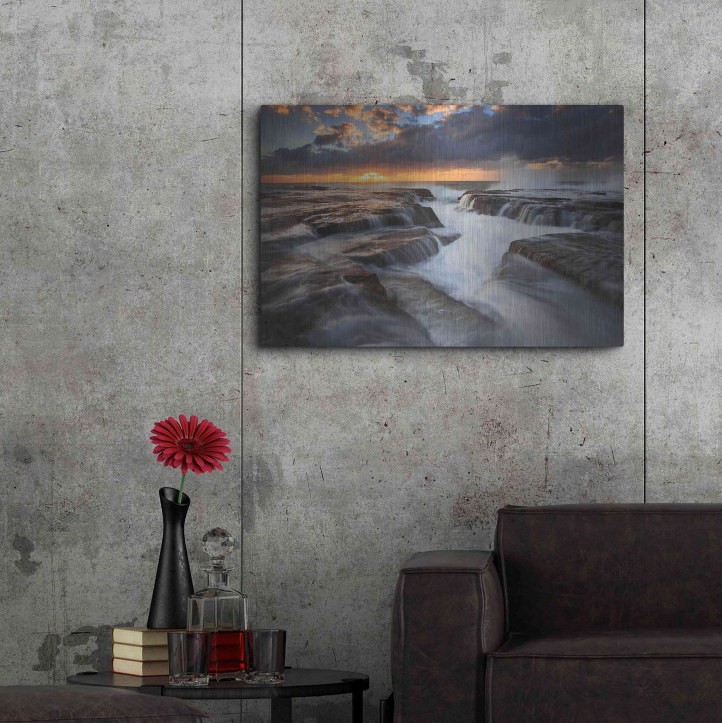 Luxe Metal Art 'Narrabeen' by Everlook Photography, Metal Wall Art,36x24