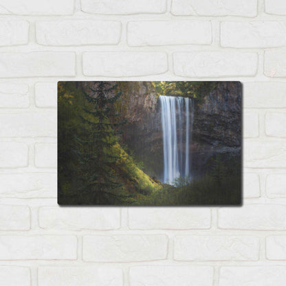 Luxe Metal Art 'Tamanawas falls' by Everlook Photography, Metal Wall Art,16x12