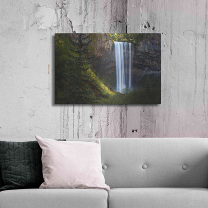 Luxe Metal Art 'Tamanawas falls' by Everlook Photography, Metal Wall Art,36x24