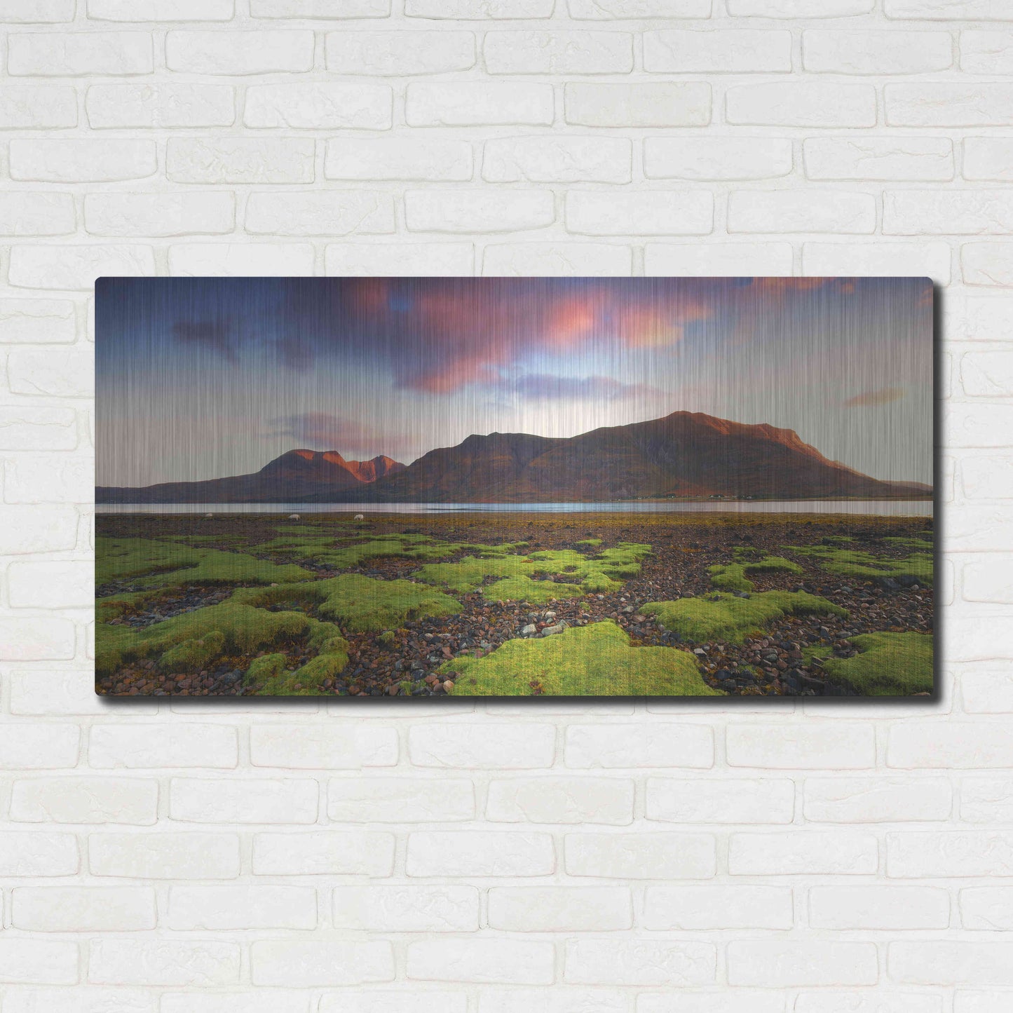 Luxe Metal Art 'Torridon' by Everlook Photography, Metal Wall Art,48x24