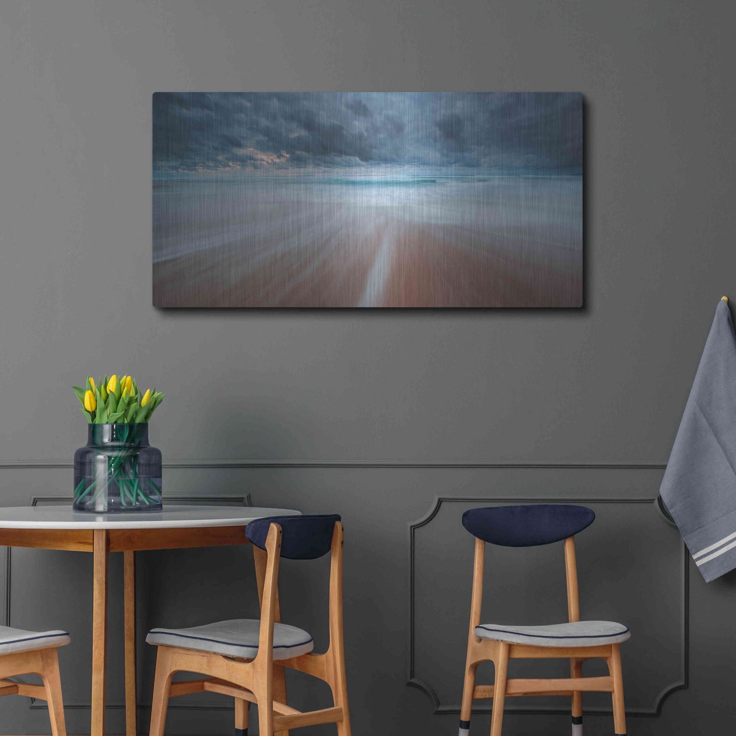 Luxe Metal Art 'Waitpinga' by Everlook Photography, Metal Wall Art,48x24