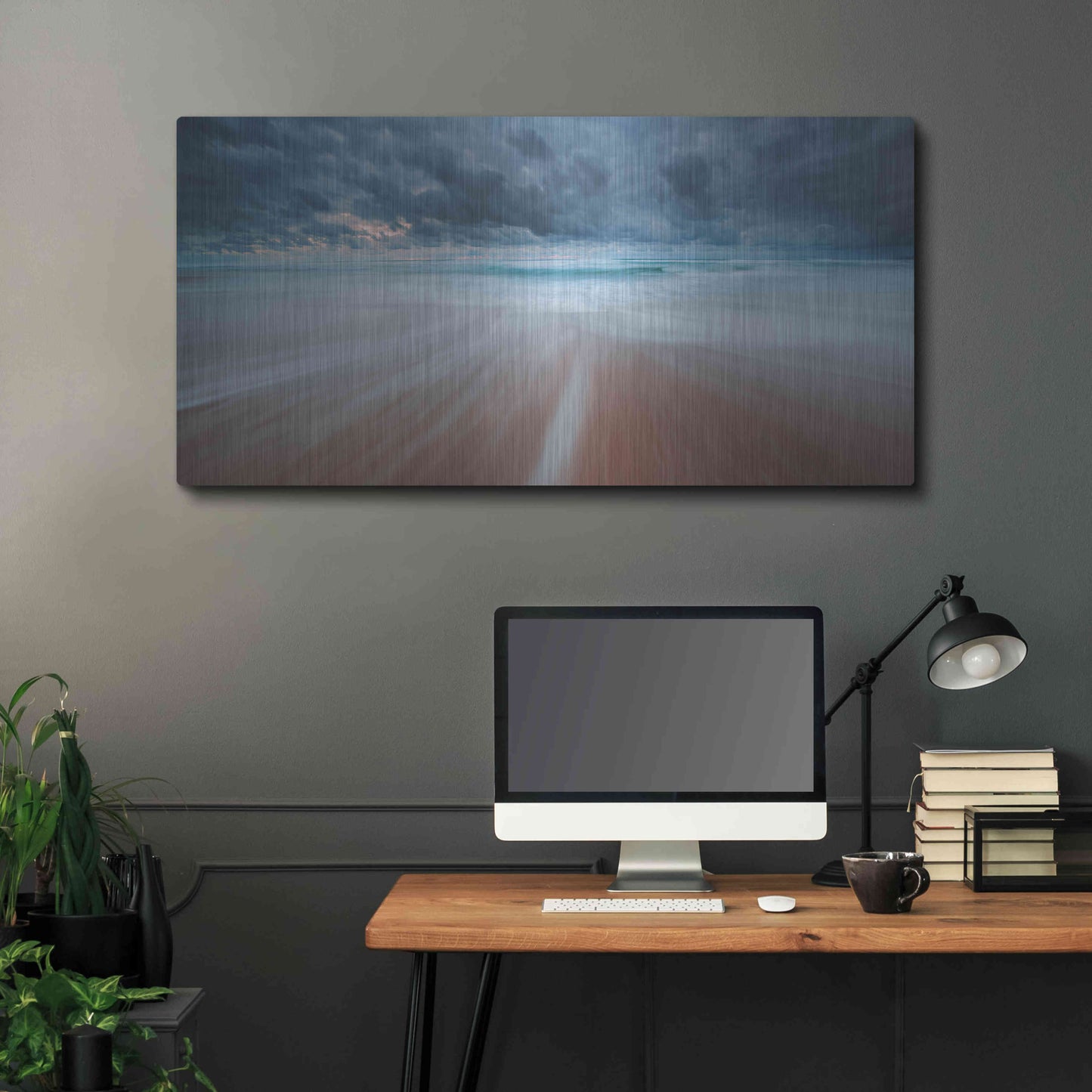 Luxe Metal Art 'Waitpinga' by Everlook Photography, Metal Wall Art,48x24