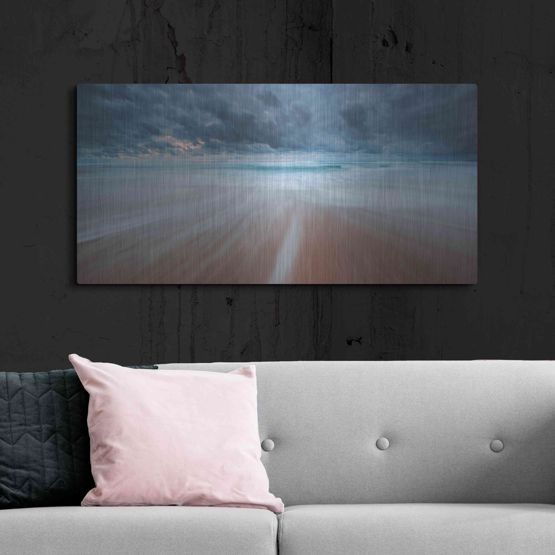 Luxe Metal Art 'Waitpinga' by Everlook Photography, Metal Wall Art,48x24