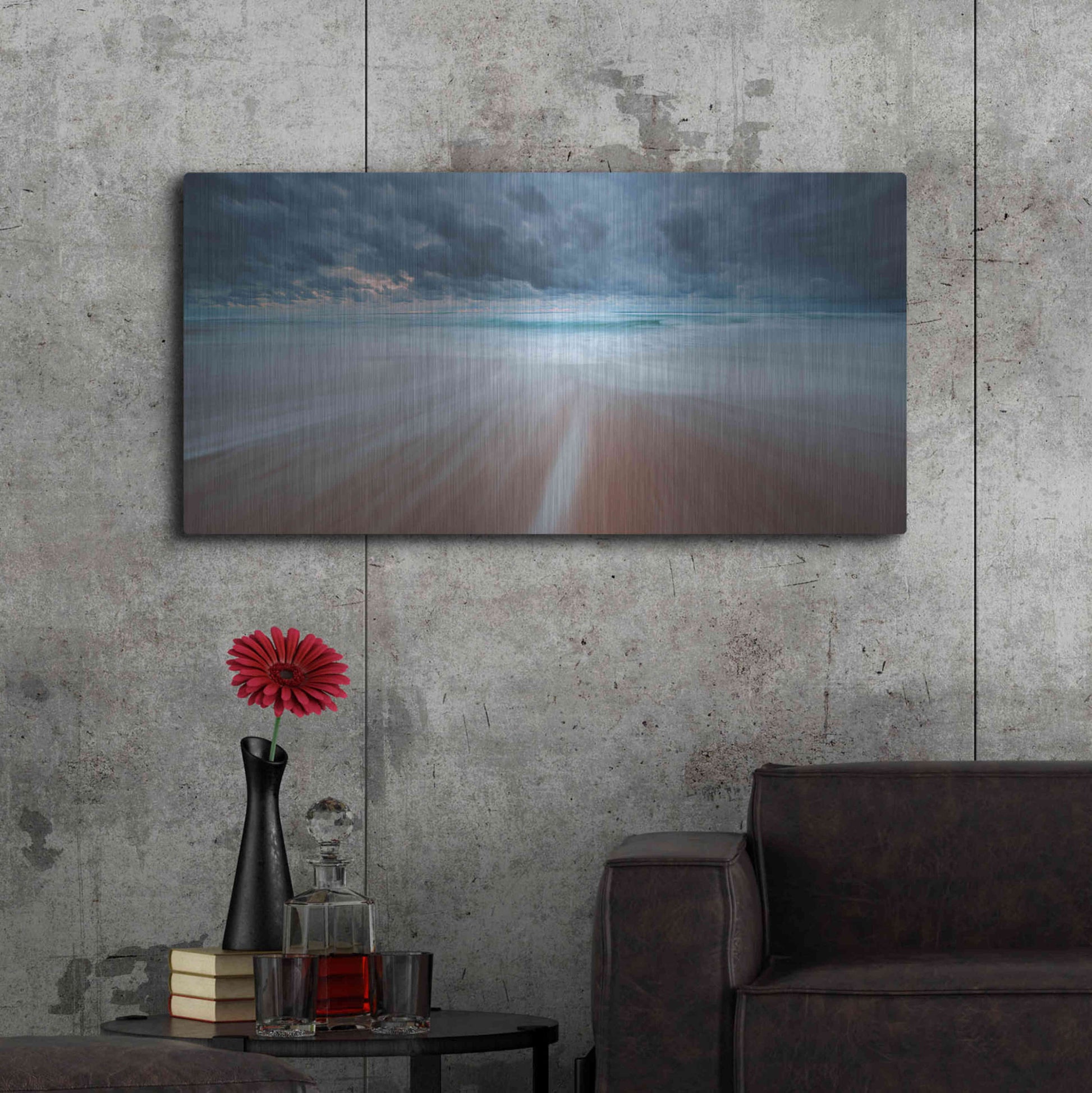 Luxe Metal Art 'Waitpinga' by Everlook Photography, Metal Wall Art,48x24