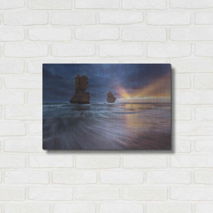 Luxe Metal Art 'Gibsons Steps' by Everlook Photography, Metal Wall Art,24x16