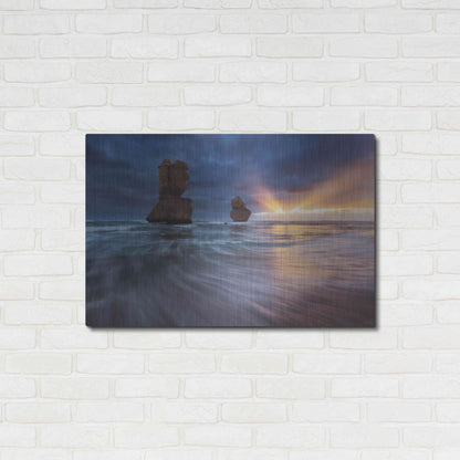 Luxe Metal Art 'Gibsons Steps' by Everlook Photography, Metal Wall Art,36x24