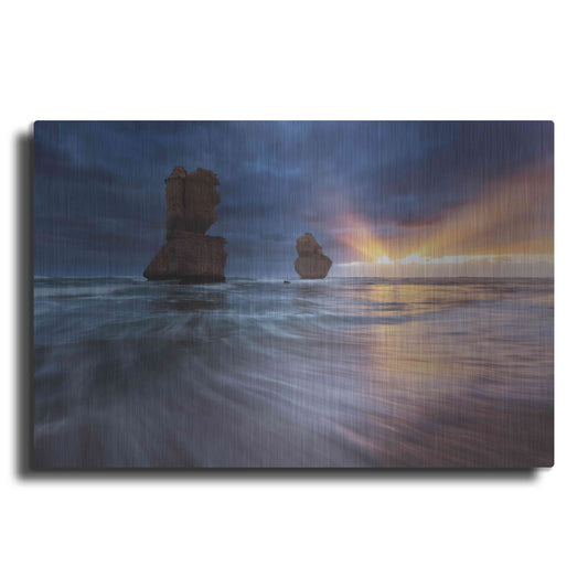 Luxe Metal Art 'Gibsons Steps' by Everlook Photography, Metal Wall Art