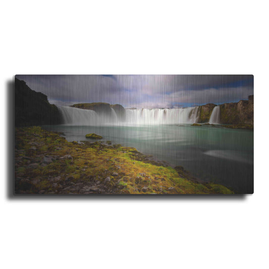 Luxe Metal Art 'Godafoss' by Everlook Photography, Metal Wall Art