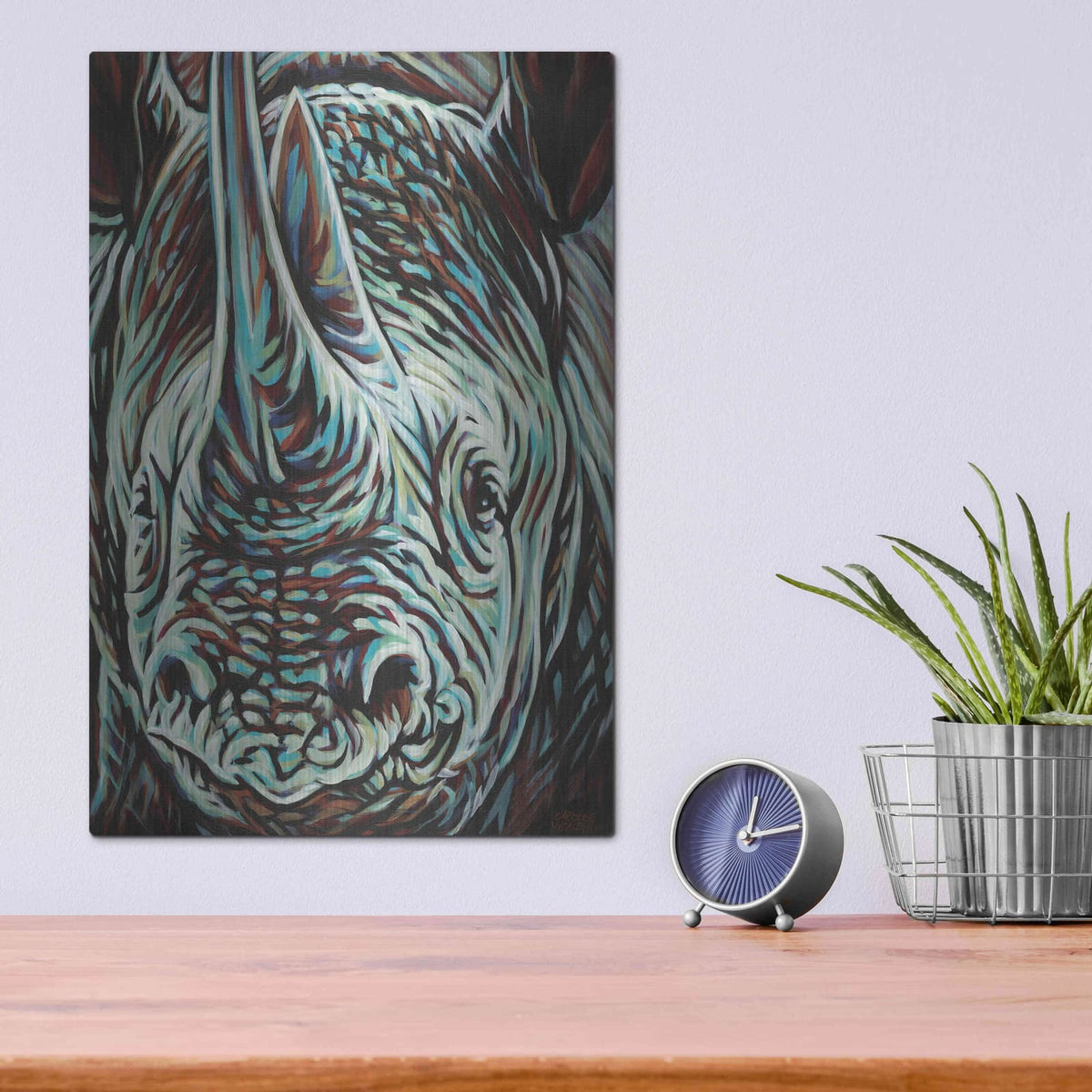 'Powerful Wildlife II' by Carolee Vitaletti – Metal Wall Art, 12x16 room view