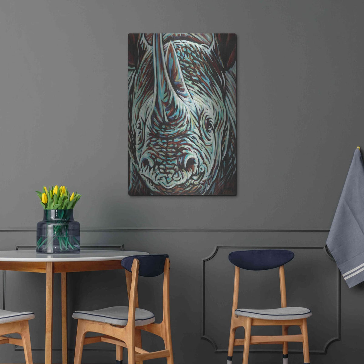 'Powerful Wildlife II' by Carolee Vitaletti – Metal Wall Art, 24x36 room view