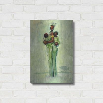 Luxe Metal Art 'Raising Two Nations' by Robert Jackson, Metal Wall Art,16x24