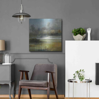 Luxe Metal Art 'A Quiet Place' by J Austin Jennings, Metal Wall Art,24x24
