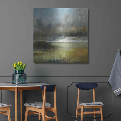 Luxe Metal Art 'A Quiet Place' by J Austin Jennings, Metal Wall Art,36x36