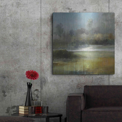 Luxe Metal Art 'A Quiet Place' by J Austin Jennings, Metal Wall Art,36x36