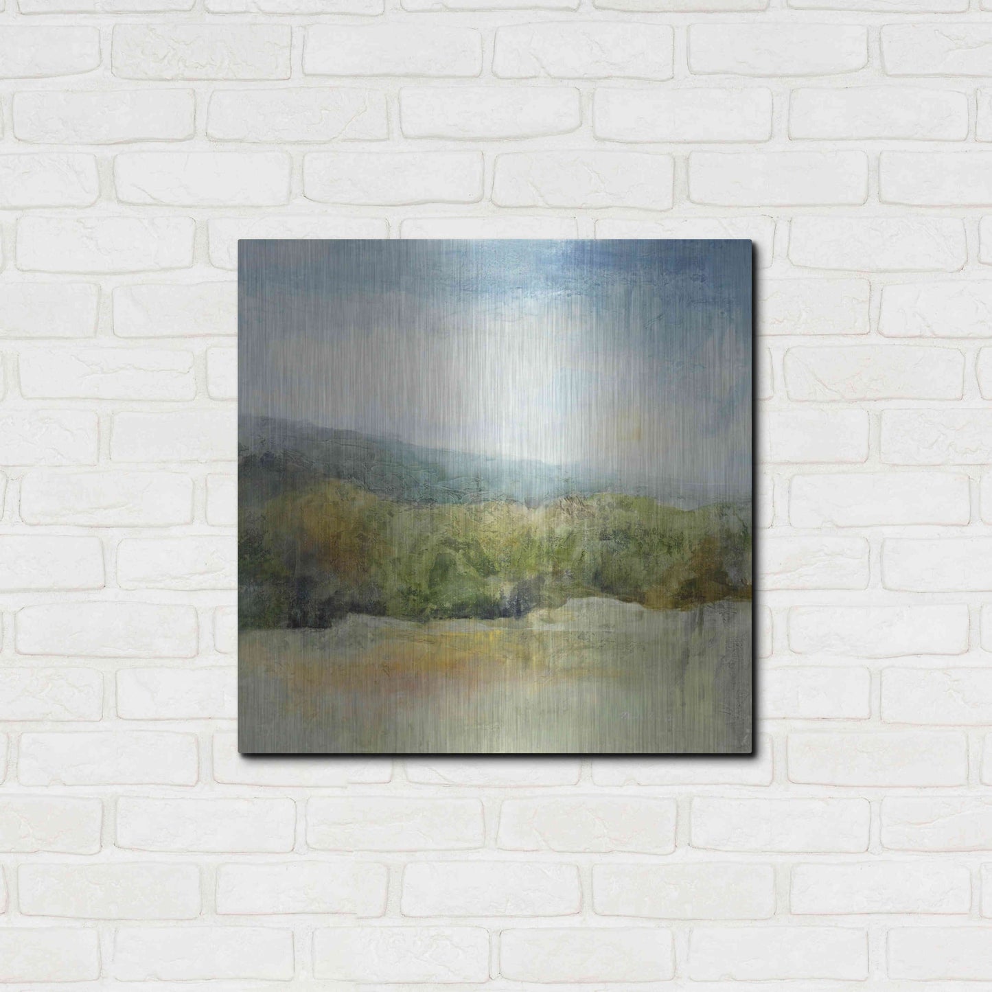 Luxe Metal Art 'October Mountain' by J Austin Jennings, Metal Wall Art,24x24