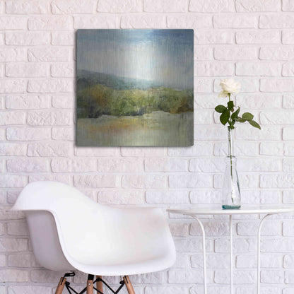 Luxe Metal Art 'October Mountain' by J Austin Jennings, Metal Wall Art,24x24