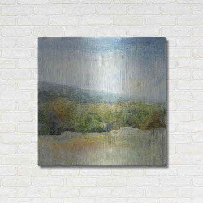 Luxe Metal Art 'October Mountain' by J Austin Jennings, Metal Wall Art,36x36