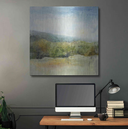 Luxe Metal Art 'October Mountain' by J Austin Jennings, Metal Wall Art,36x36