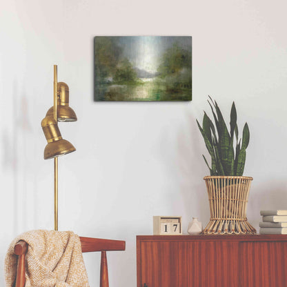 Luxe Metal Art 'Our Sunday Hike' by J Austin Jennings, Metal Wall Art,24x16
