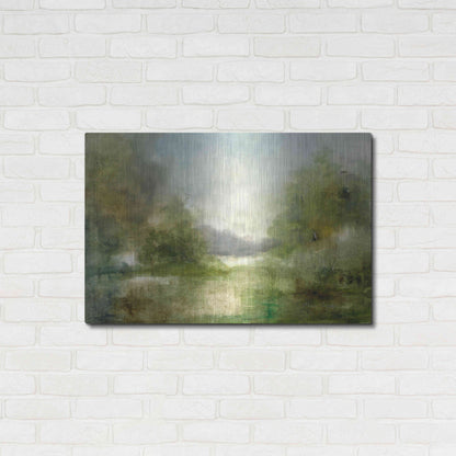 Luxe Metal Art 'Our Sunday Hike' by J Austin Jennings, Metal Wall Art,36x24