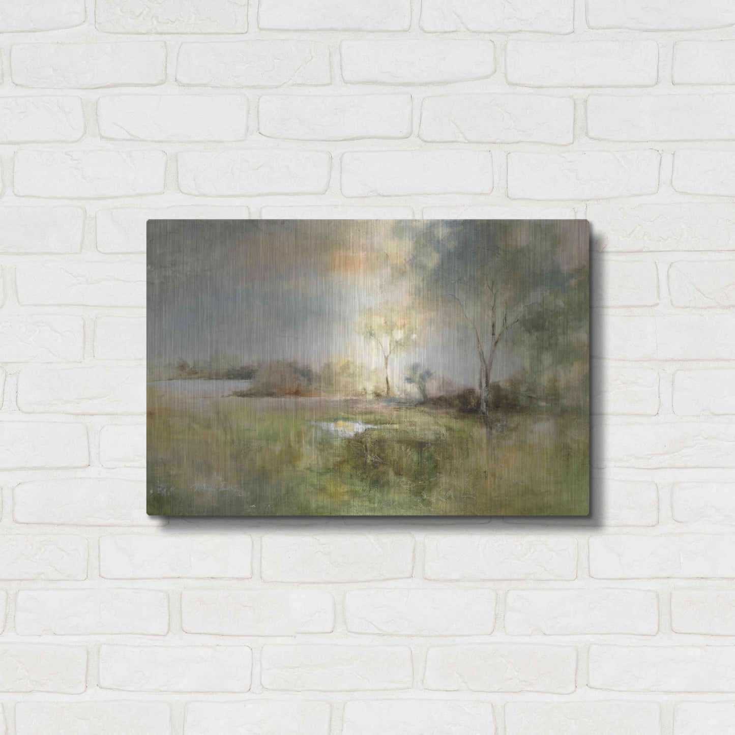 Luxe Metal Art 'Reflection of June' by J Austin Jennings, Metal Wall Art,24x16