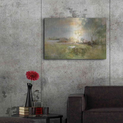 Luxe Metal Art 'Reflection of June' by J Austin Jennings, Metal Wall Art,36x24