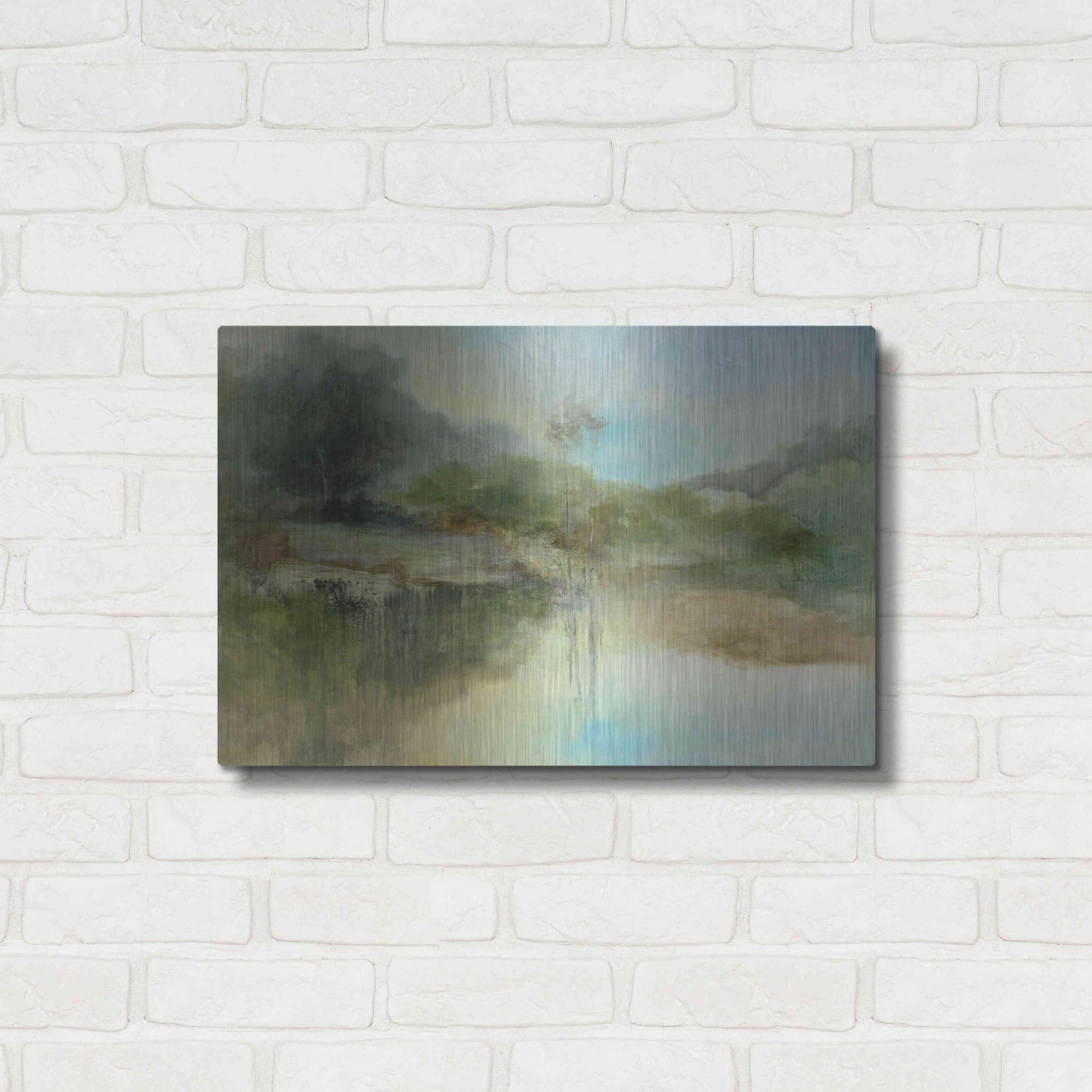Luxe Metal Art 'The Lazy Day' by J Austin Jennings, Metal Wall Art,24x16