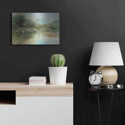 Luxe Metal Art 'The Lazy Day' by J Austin Jennings, Metal Wall Art,24x16