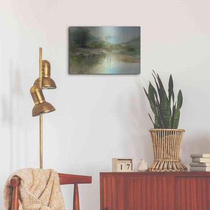 Luxe Metal Art 'The Lazy Day' by J Austin Jennings, Metal Wall Art,24x16
