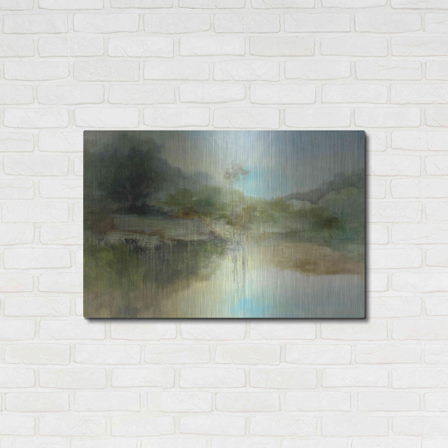 Luxe Metal Art 'The Lazy Day' by J Austin Jennings, Metal Wall Art,36x24