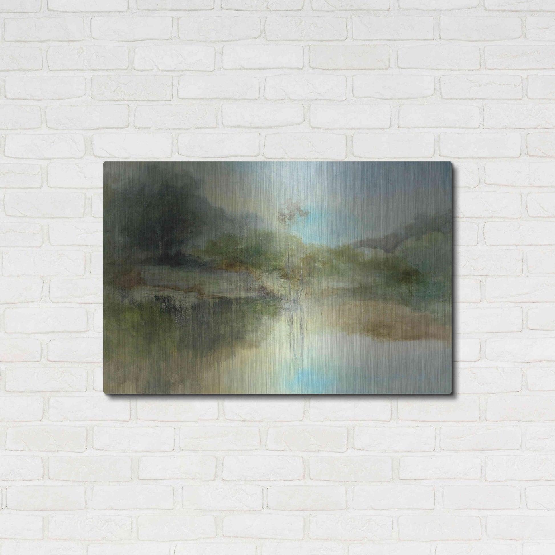 Luxe Metal Art 'The Lazy Day' by J Austin Jennings, Metal Wall Art,36x24