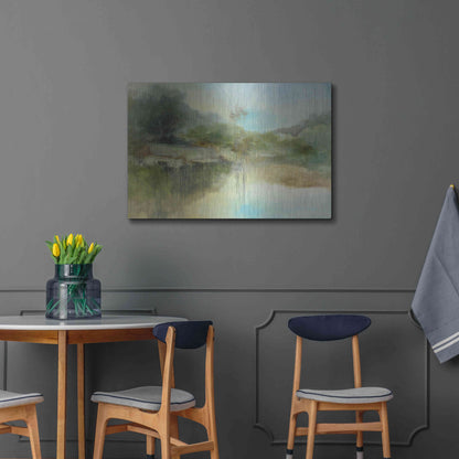 Luxe Metal Art 'The Lazy Day' by J Austin Jennings, Metal Wall Art,36x24