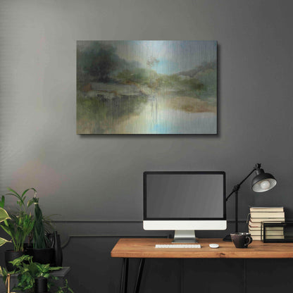 Luxe Metal Art 'The Lazy Day' by J Austin Jennings, Metal Wall Art,36x24