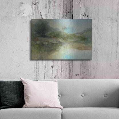 Luxe Metal Art 'The Lazy Day' by J Austin Jennings, Metal Wall Art,36x24