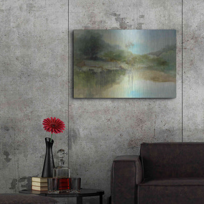 Luxe Metal Art 'The Lazy Day' by J Austin Jennings, Metal Wall Art,36x24