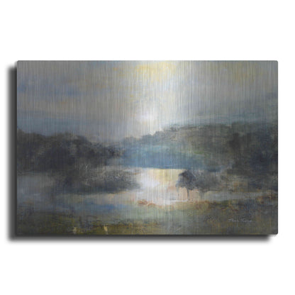 Luxe Metal Art 'Valley Blue' by J Austin Jennings, Metal Wall Art