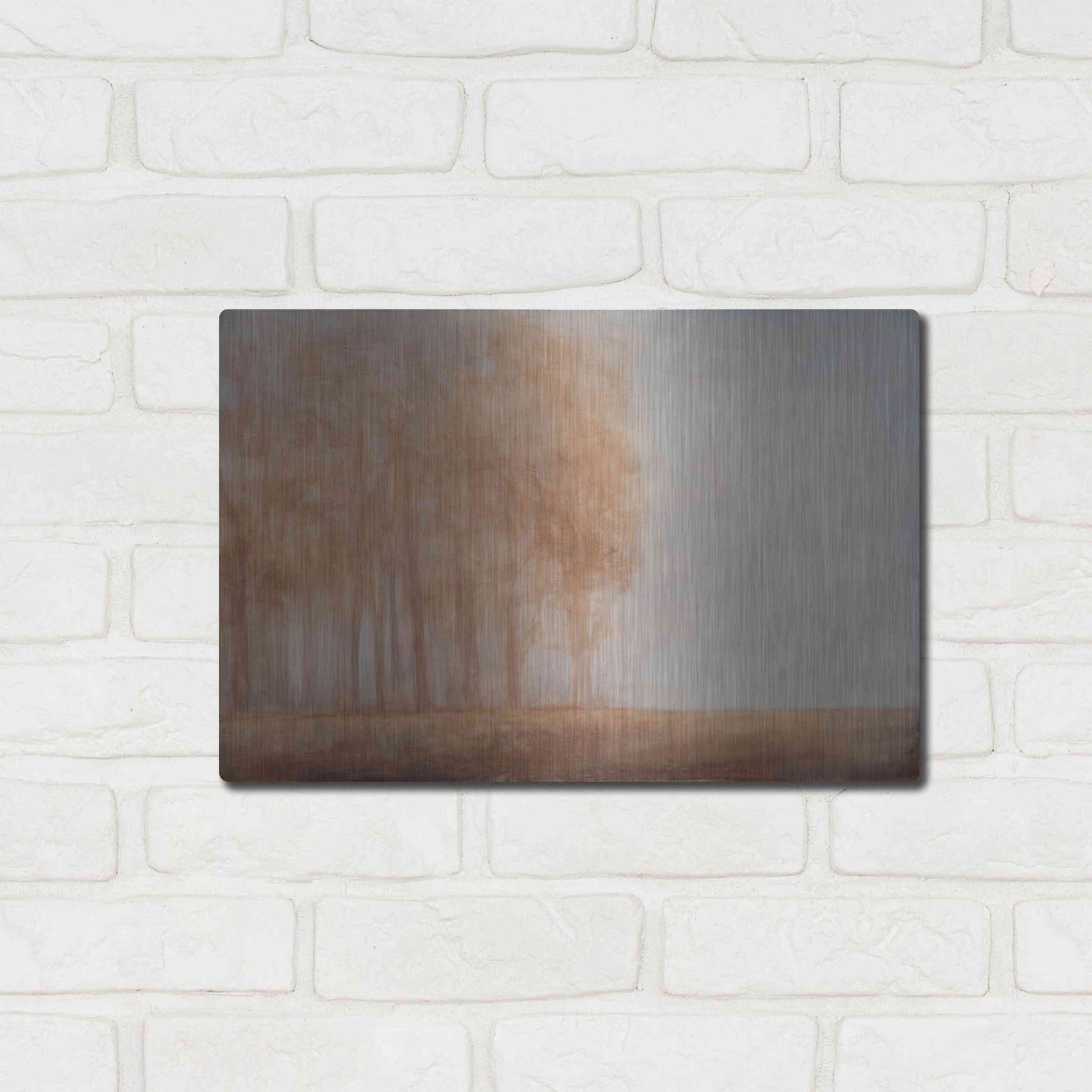 Luxe Metal Art 'Watching Place' by Dana Johns, Metal Wall Art,16x12