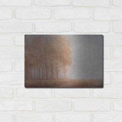 Luxe Metal Art 'Watching Place' by Dana Johns, Metal Wall Art,16x12