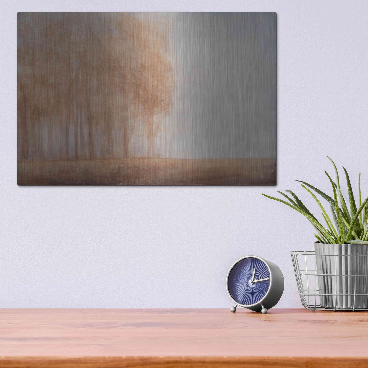 Luxe Metal Art 'Watching Place' by Dana Johns, Metal Wall Art,16x12